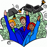 GRADUATES HAPPY TRIO